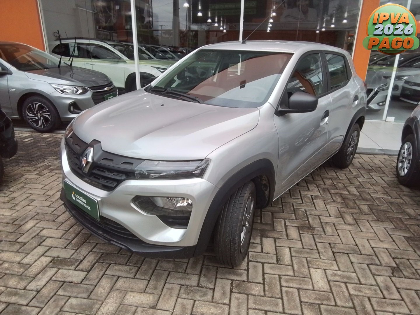 Renault Kwid Zen 1.0 Flex 12V 5p Mec. na cor Prata em Blumenau / SC - 992534