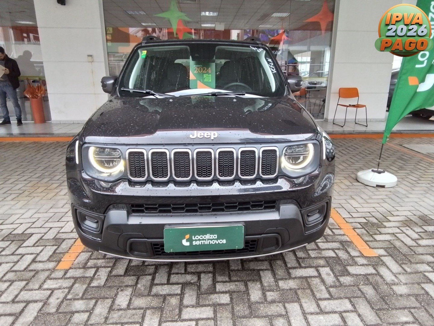 Jeep Renegade Long. T270 1.3 TB 4x2 Flex Aut. na cor Preto em Blumenau / SC - 992584