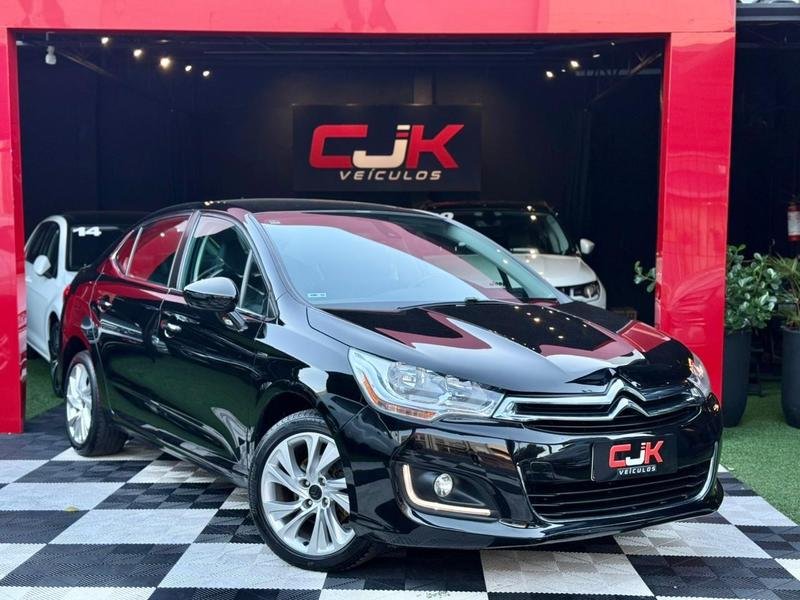 Citroën C4 Lounge Exclusive 2.0 Flex 4p Aut. na cor Preto no Canoas / RS - 992913