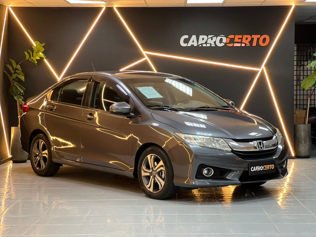 Honda City Sedan LX 1.5 Flex 16V 4p Aut. na cor Cinza no Novo Hamburgo / RS - 993036
