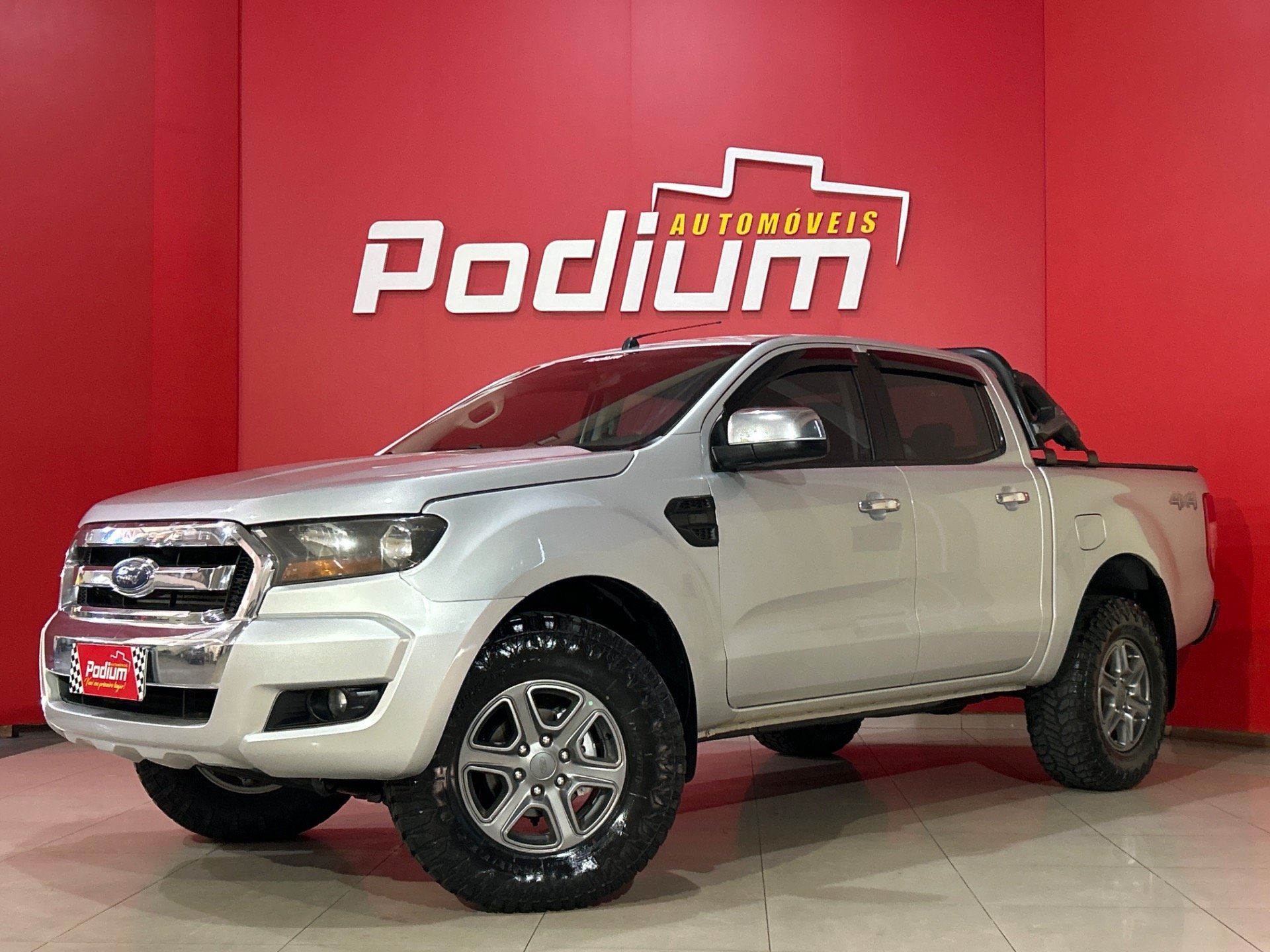 Ford Ranger XLS 2.2 4x4 CD Diesel Aut. na cor Prata em Ponta Grossa / PR - 993127