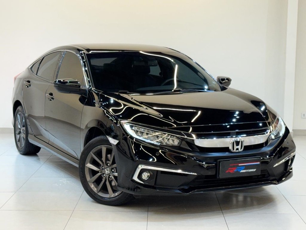 Honda Civic Sedan EXL 2.0 Flex 16V Aut.4p na cor Preto em Colombo / PR - 993293