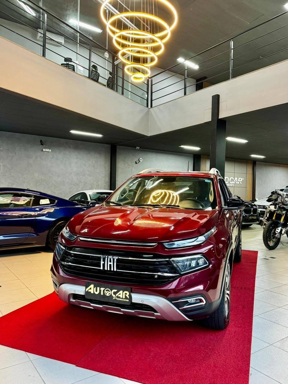 Fiat Toro Volcano 2.0 16V 4x4 TB Diesel Aut. na cor Vermelho em Jaraguá do Sul / SC - 993673