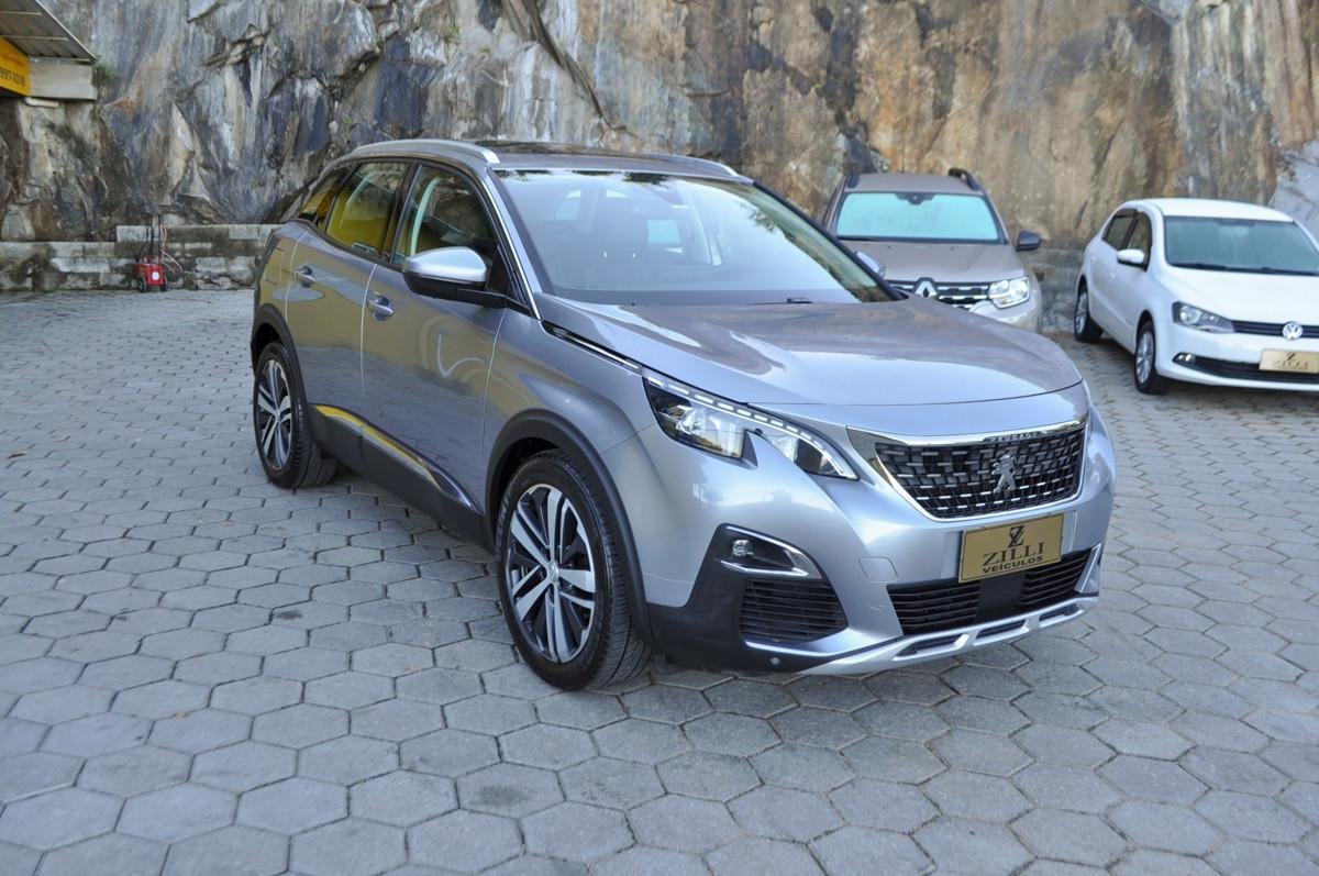 Peugeot 3008 Griffe 1.6 Turbo 16V 5p Aut. na cor Prata em Florianópolis / SC - 993879