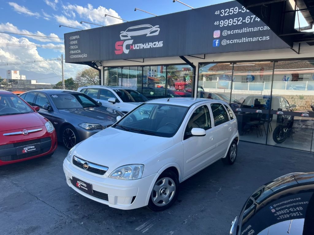 Chevrolet Corsa Hat. Maxx 1.4 8V ECONOFLEX 5p na cor Branco em Florianópolis / SC - 993955