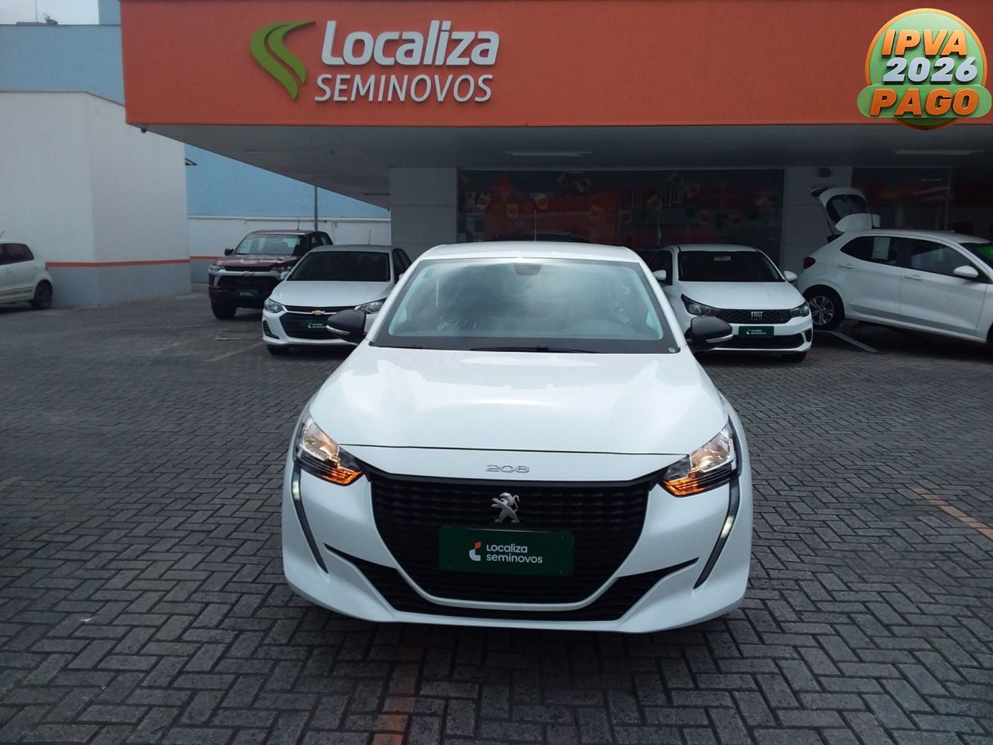 Peugeot 208 Like 1.0 Flex 6V 5p Mec. na cor Branco em Jaraguá do Sul / SC - 994118