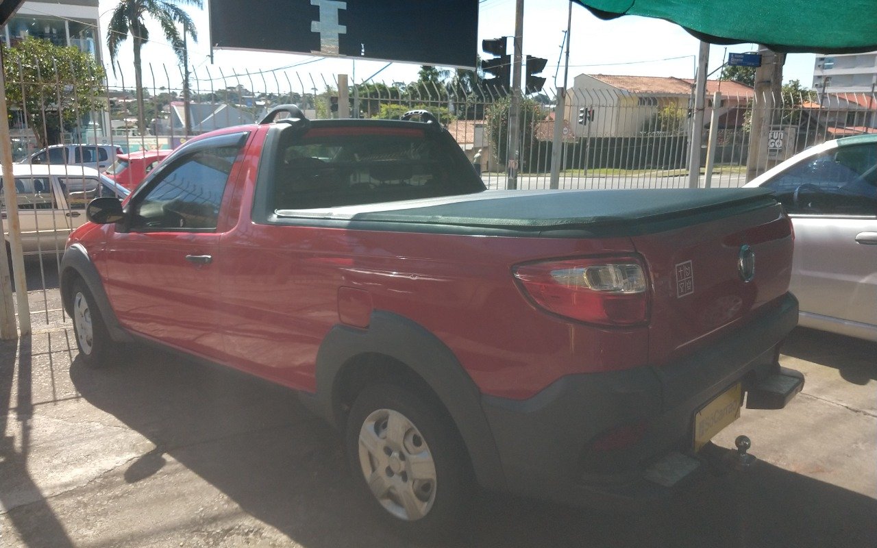 Fiat Strada Working 1.4 mpi Fire Flex 8V CS na cor Vermelho em Curitiba / PR - 994207