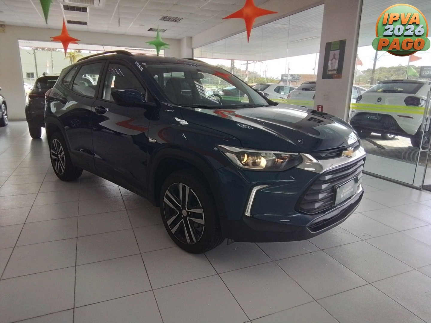 Chevrolet Tracker LT 1.0 Turbo 12V Flex Aut. na cor Azul em Jaraguá do Sul / SC - 994238