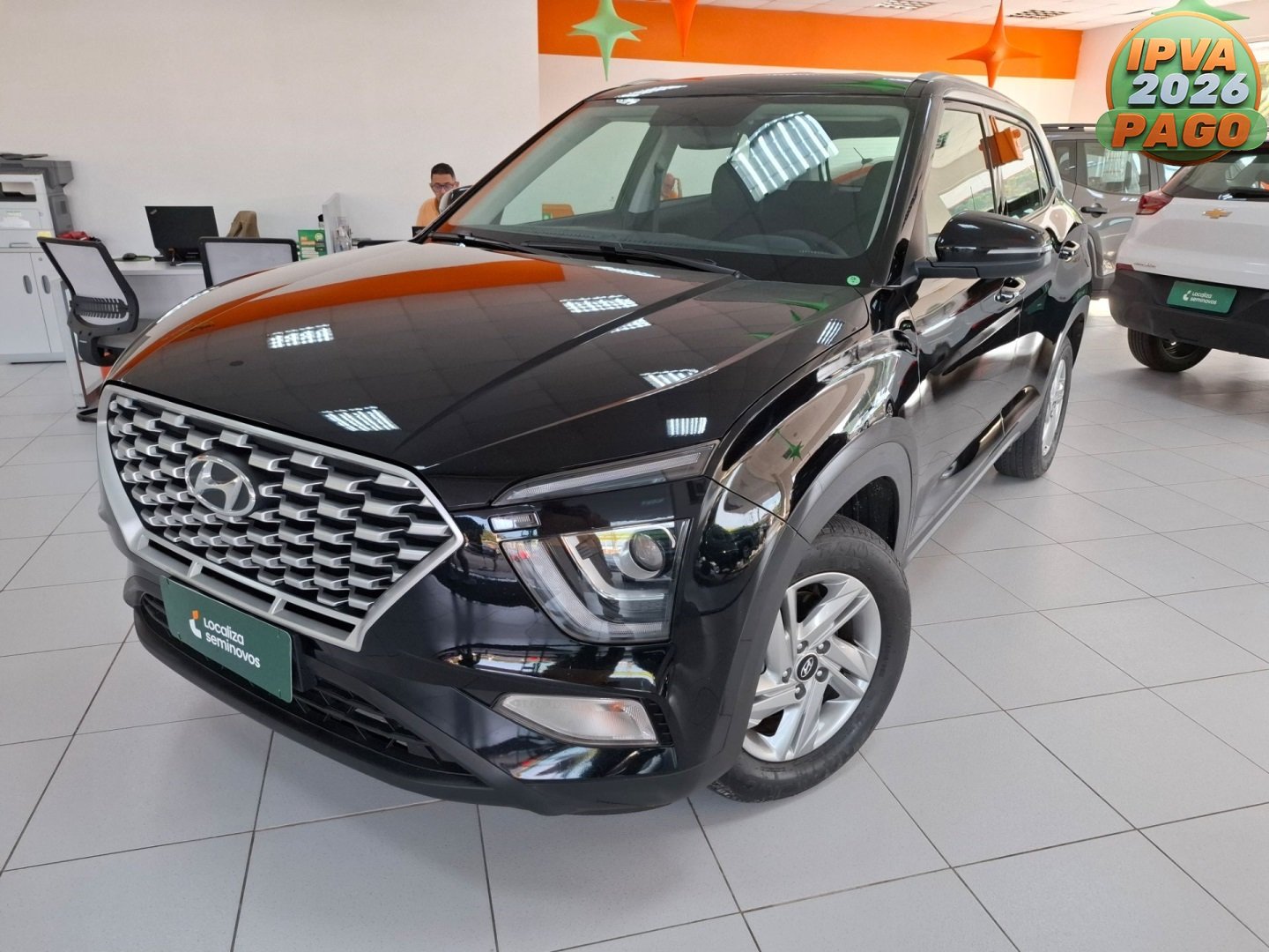 Hyundai Creta Comfort 1.0 TB 12V Flex Aut. na cor Preto em Jaraguá do Sul / SC - 994274