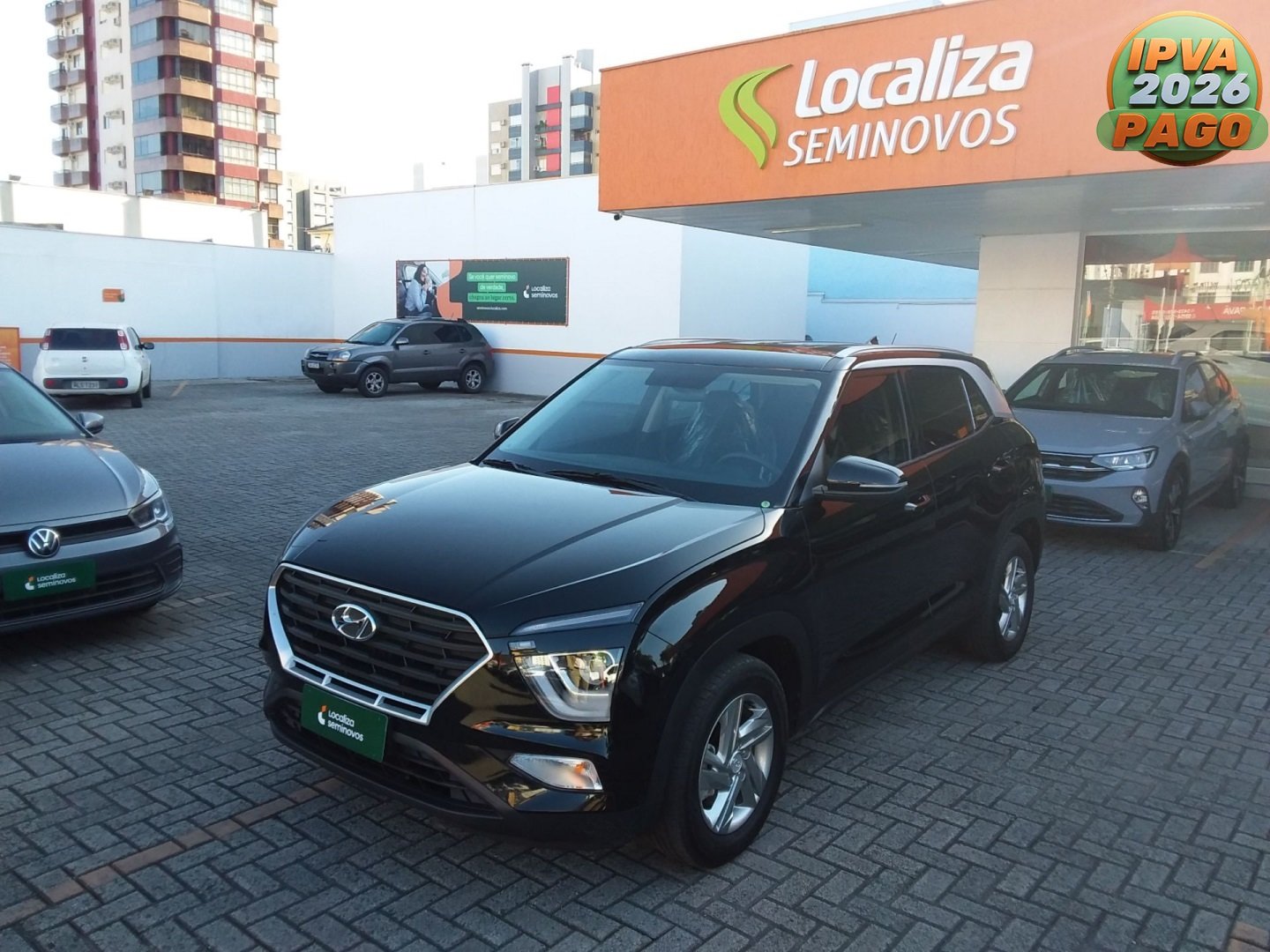 Hyundai Creta Comfort 1.0 TB 12V Flex Aut. na cor Preto em Jaraguá do Sul / SC - 994291