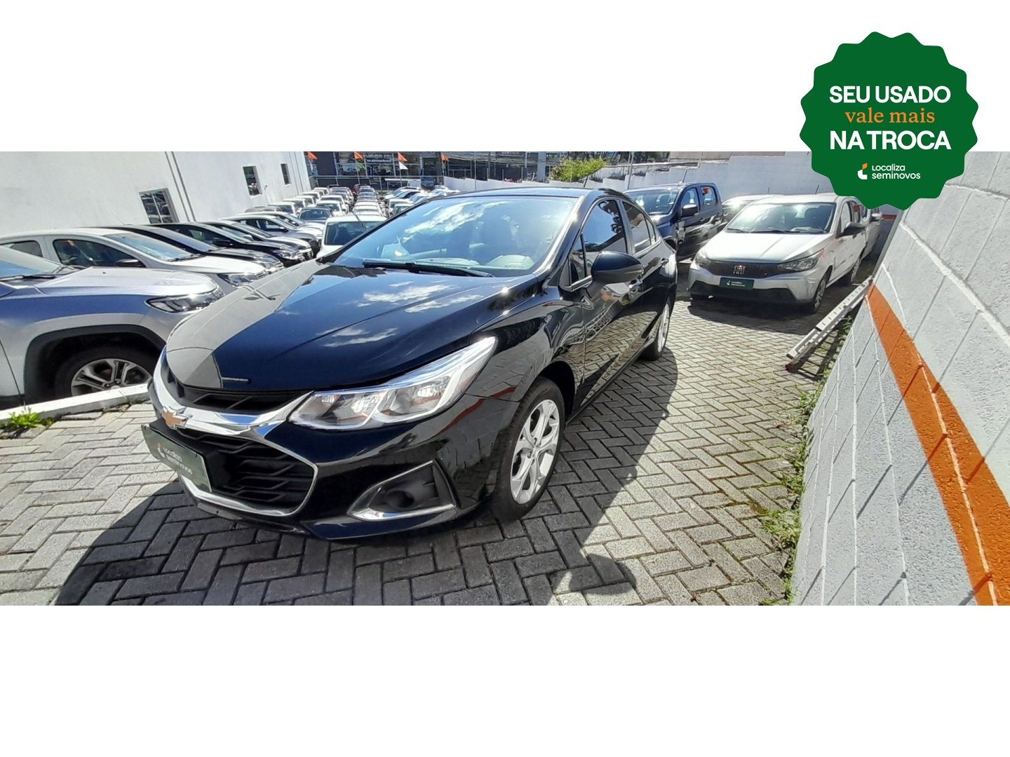 Chevrolet Cruze LT 1.4 16V Turbo Flex 4p Aut. na cor Preto em Brusque / SC - 994585