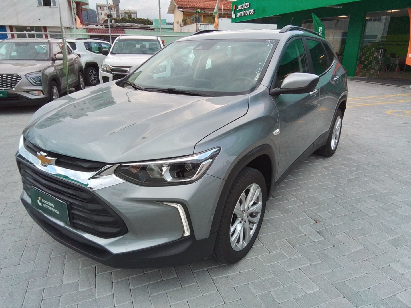 Chevrolet Tracker LTZ 1.0 Turbo 12V Flex Aut. na cor Prata em Brusque / SC - 994945