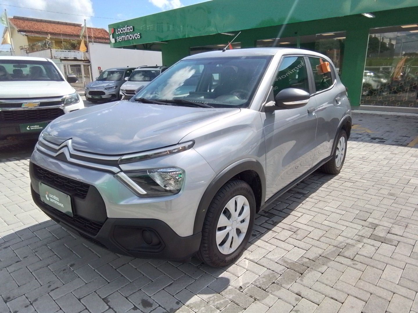 Citroën C3 Live Pack 1.0 Flex 6V 5p Mec. na cor Cinza em Brusque / SC - 995332