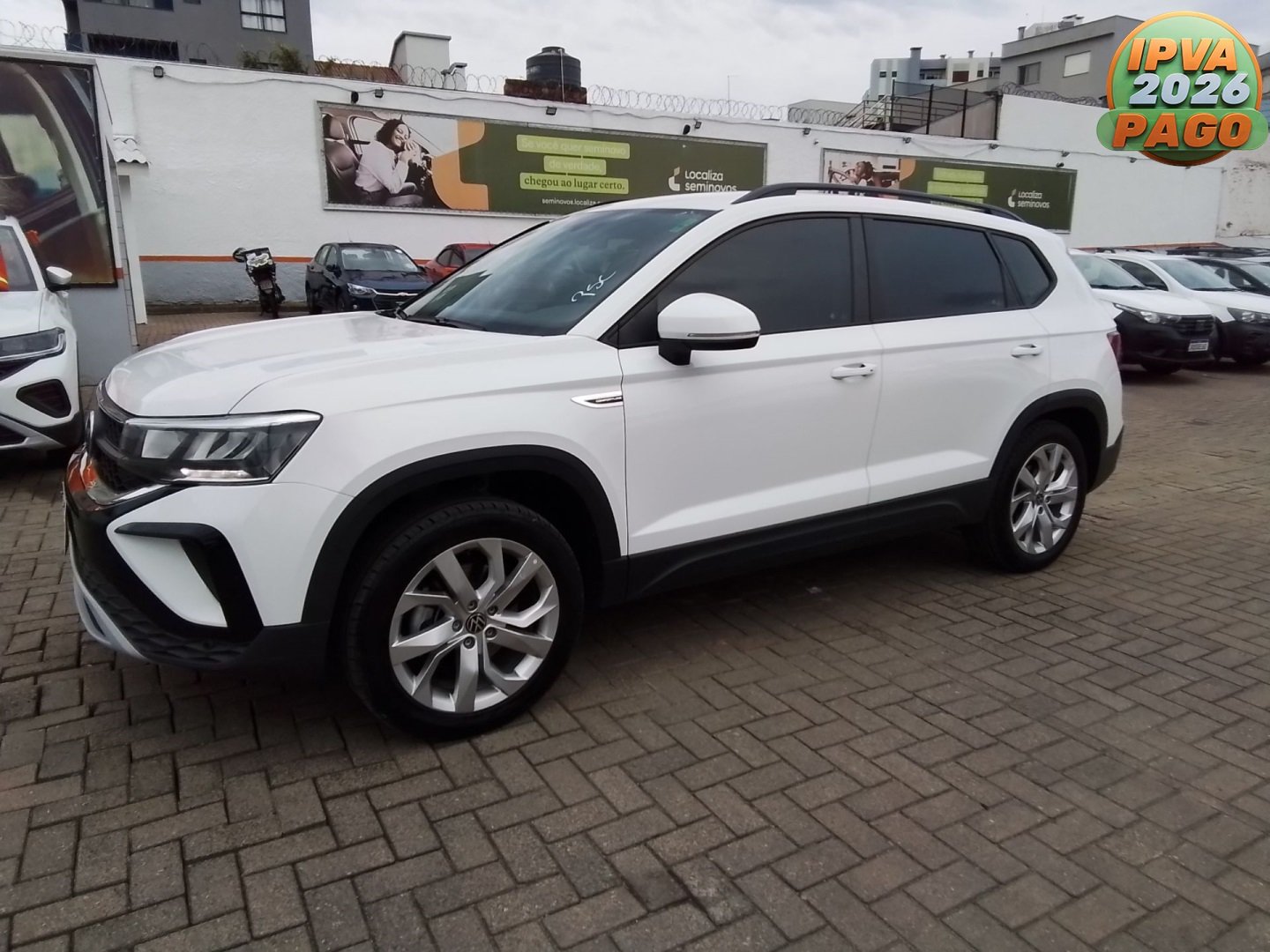 Volkswagen Taos Comfortline 1.4 250 TSI Flex Aut. na cor Branco no Canoas / RS - 995727