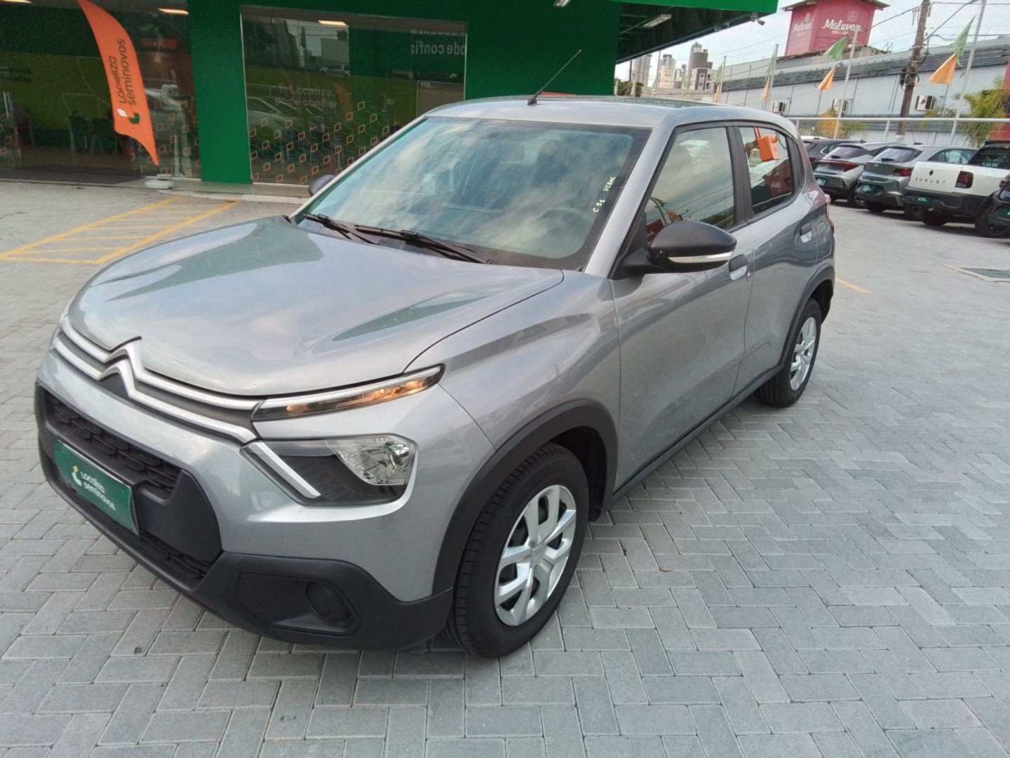 Citroën C3 Live Pack 1.0 Flex 6V 5p Mec. na cor Cinza em Jaraguá do Sul / SC - 996664