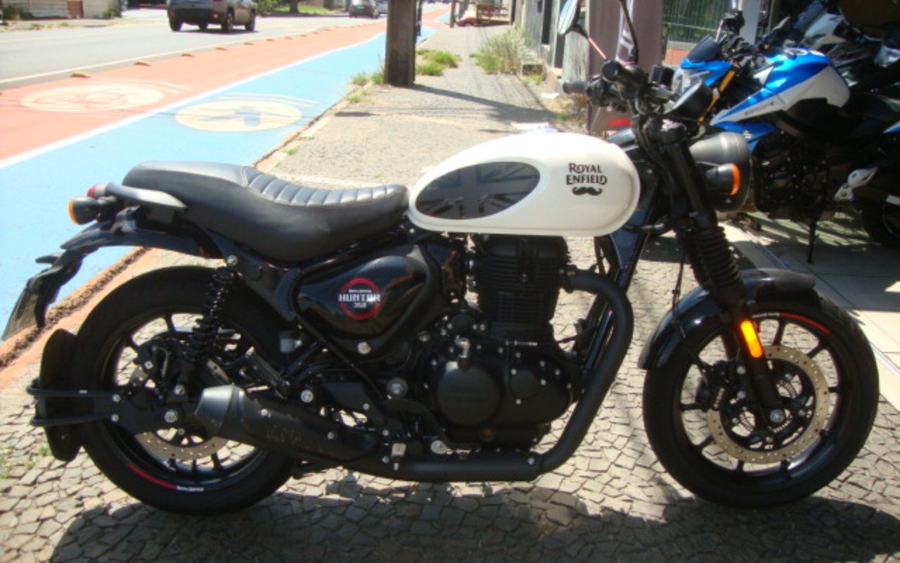 Royal Enfield Hunter 350 Dapper  na cor Branco em Ponta Grossa / PR - 997493