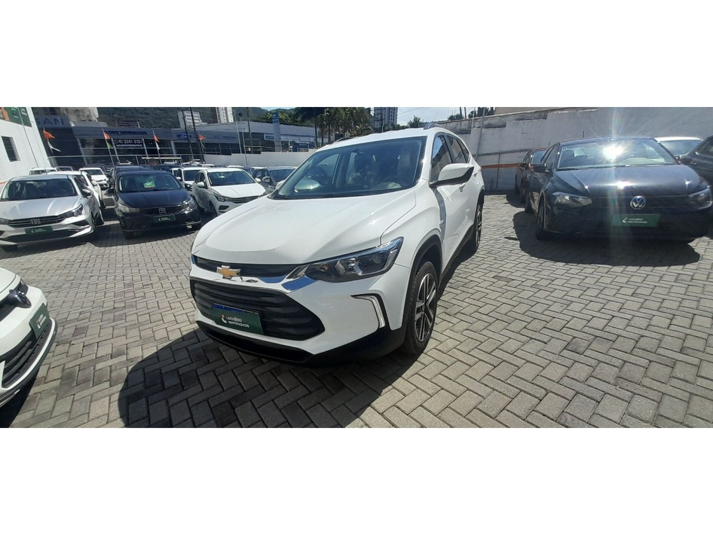 Chevrolet Tracker LT 1.0 Turbo 12V Flex Aut. na cor Branco em Brusque / SC - 998593