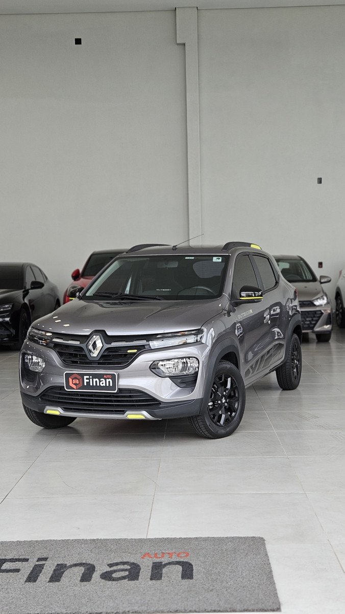 Renault Kwid OUTSIDER 1.0 Flex 12V 5p Mec. na cor Cinza em Americana / SP - 998717