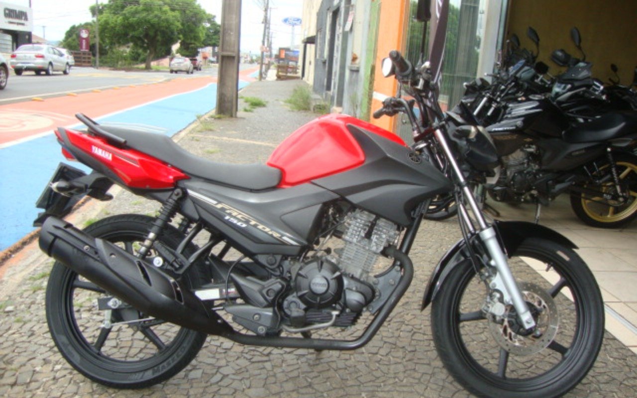 YAMAHA YBR 150 FACTOR ED/FLEX  na cor Vermelho em Ponta Grossa / PR - 998758