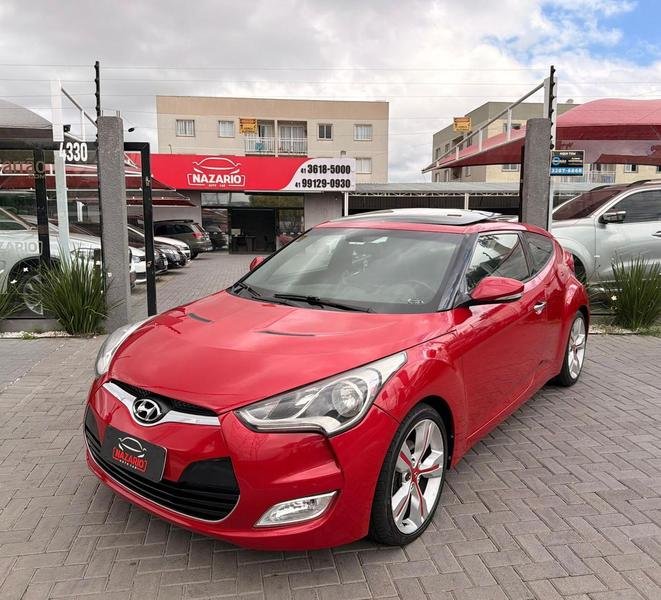 Hyundai Veloster 1.6 16V 140cv Aut. na cor Vermelho em Curitiba / PR - 998802