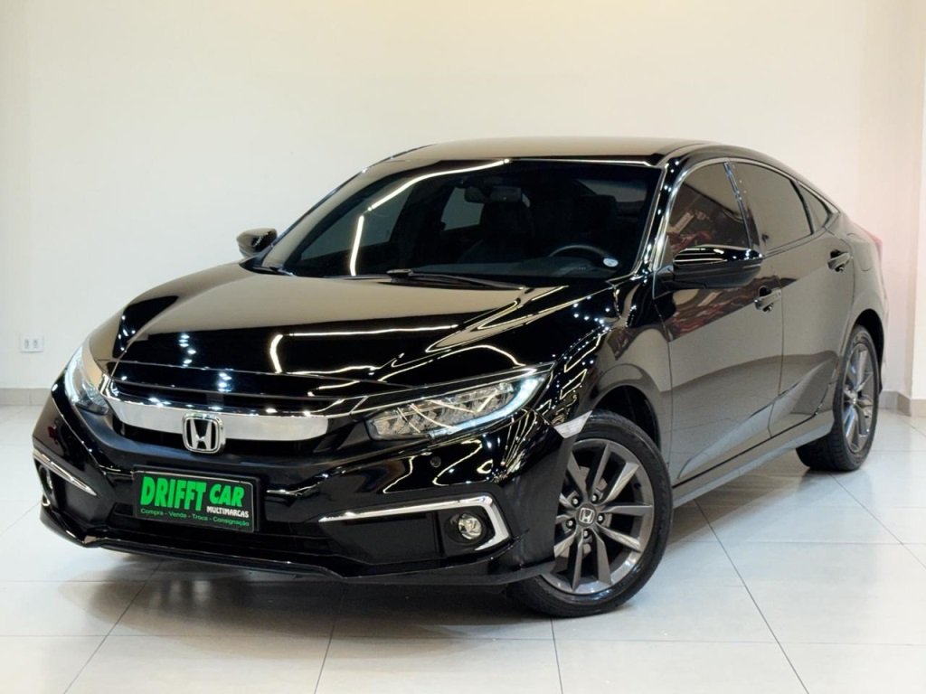 Honda Civic Sedan EXL 2.0 Flex 16V Aut.4p na cor Preto em Colombo / PR - 999146