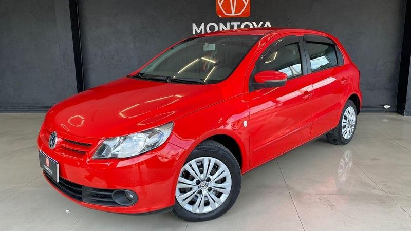 Volkswagen Gol (novo) 1.0 Mi Total Flex 8V 2p na cor Vermelho em Joinville / SC - 999328