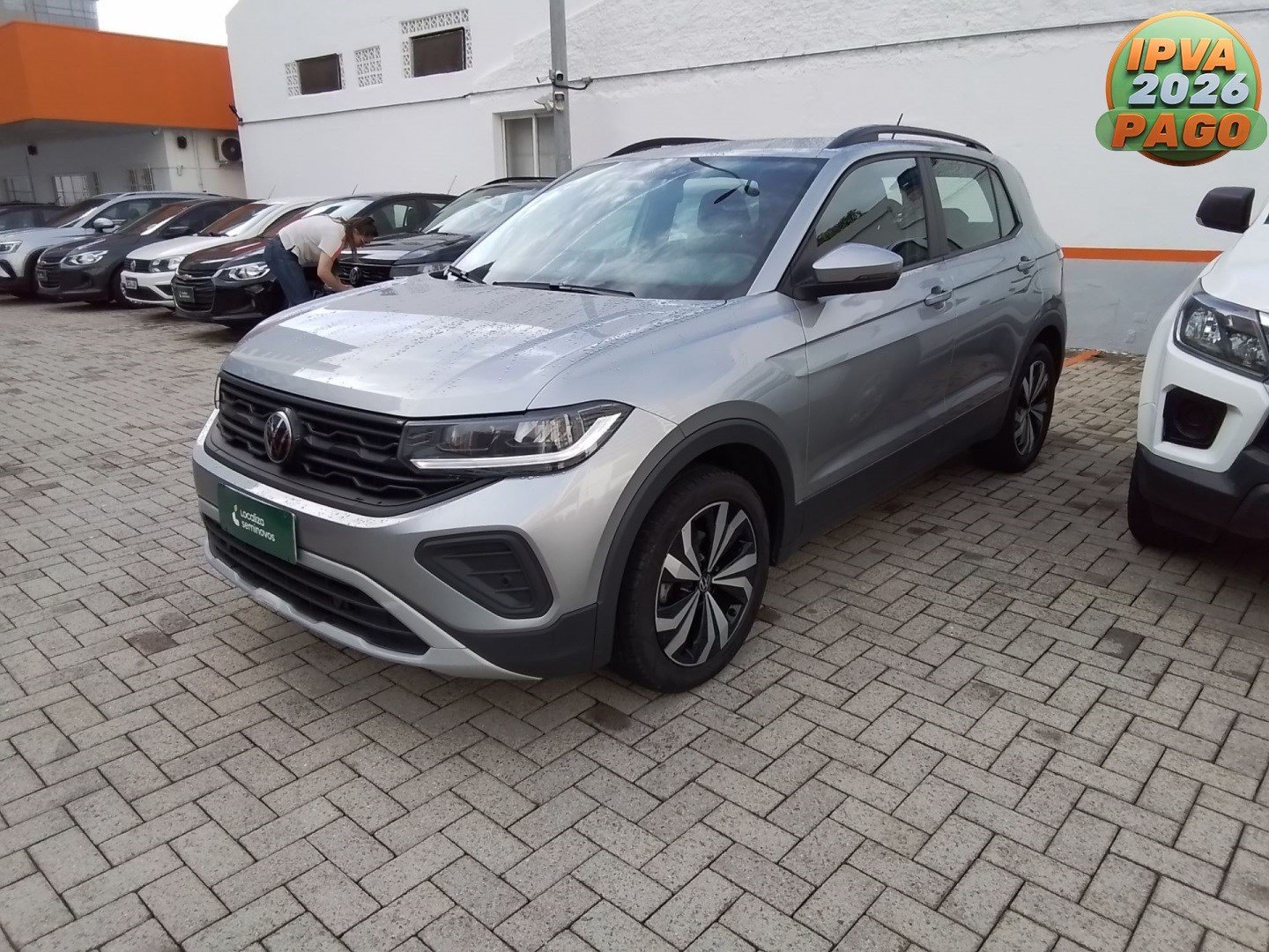 Volkswagen T-Cross 200 TSI 1.0 Flex 12V 5p Aut. na cor Prata em Lages / SC - 999840