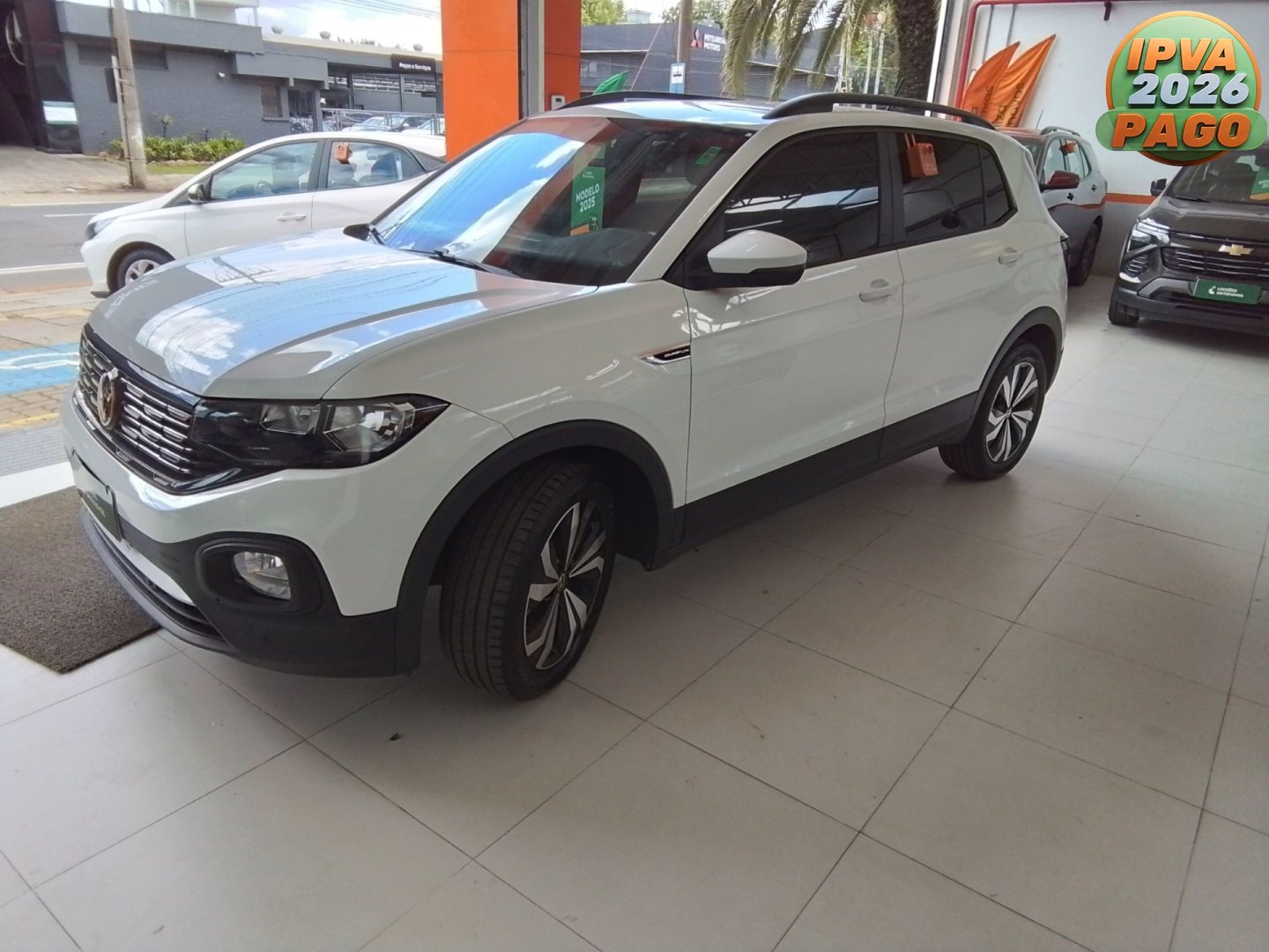 Volkswagen T-Cross Comfor. 200 TSI 1.0 Flex 5p Aut. na cor Branco em Lages / SC - 999865